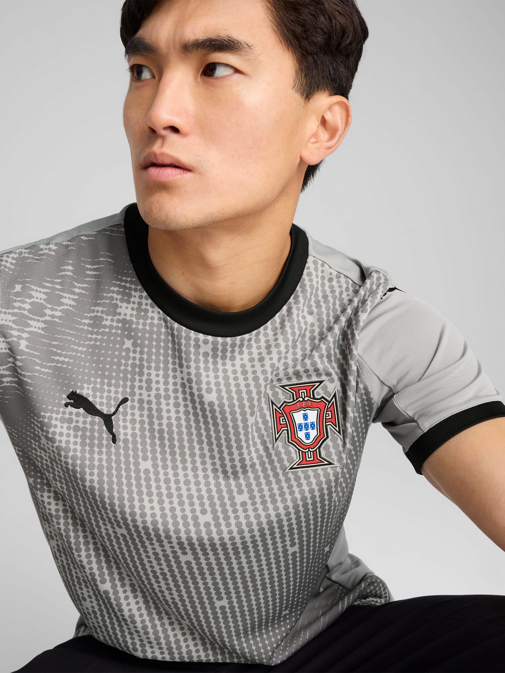 Camisola de Guarda-Redes Puma Portugal Cinzenta 2025