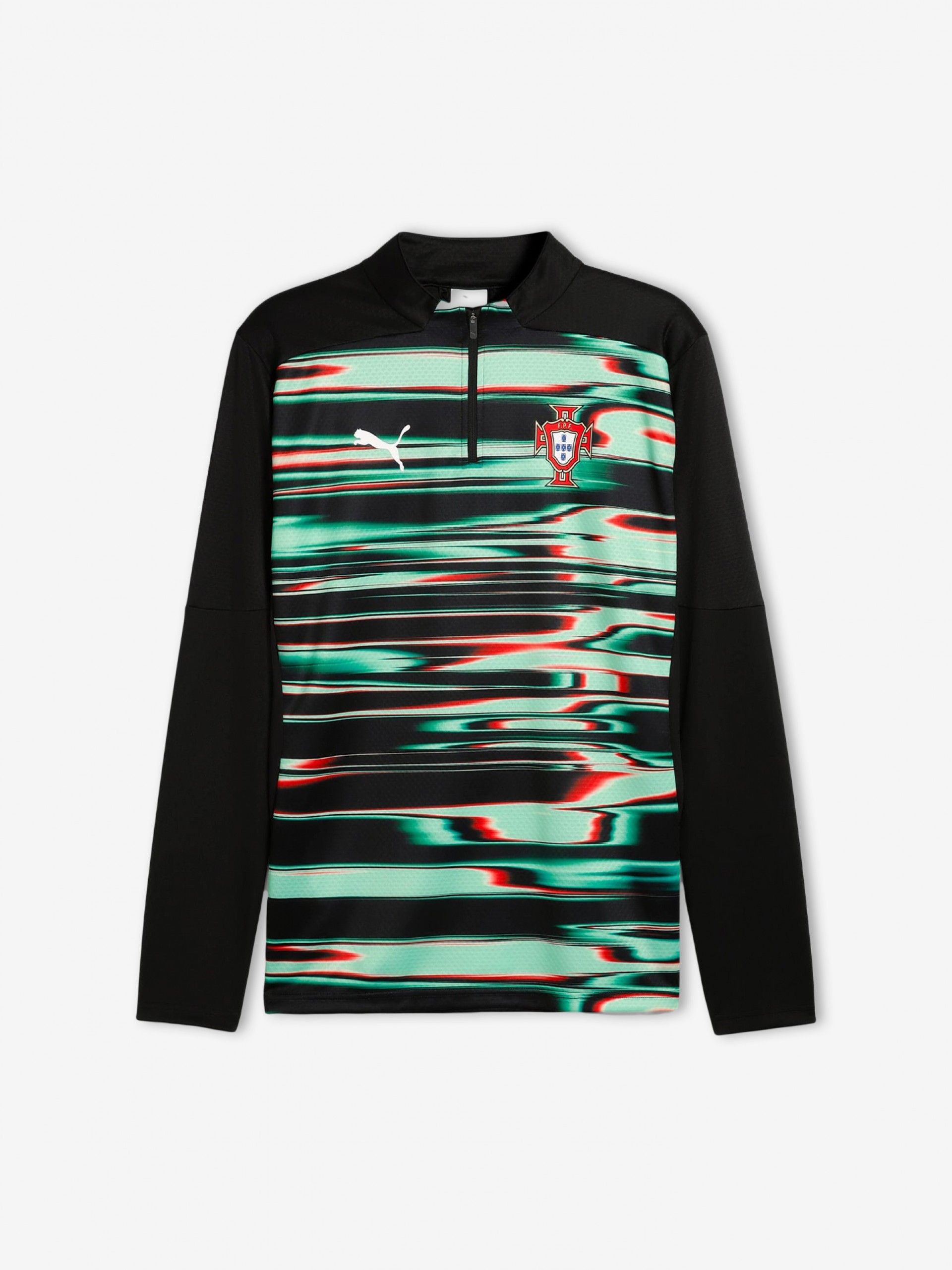 Camisola com Fecho Puma Portugal Aquecimento 2025