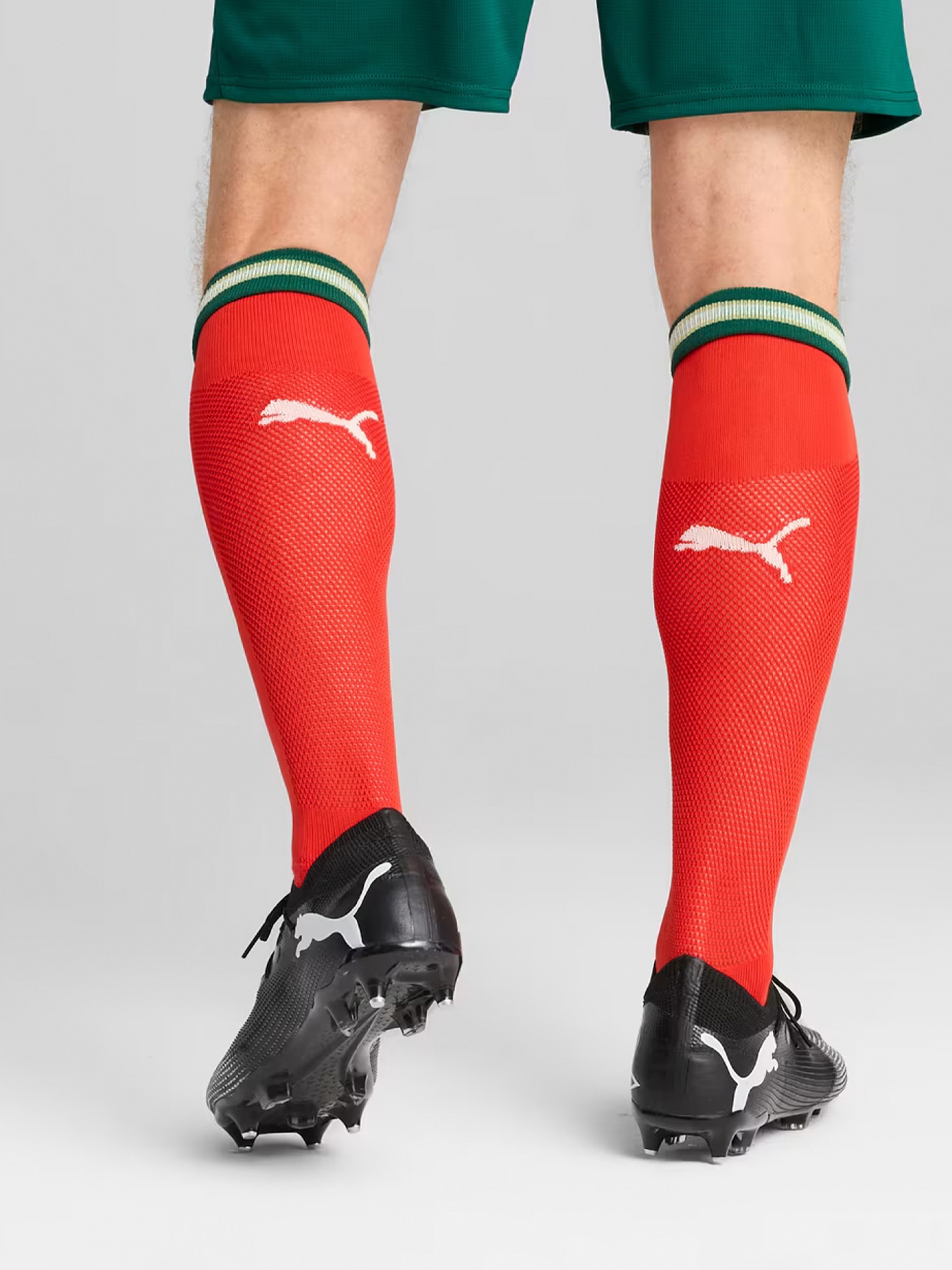 Calcetines Puma Portugal Equipación Principal Rojos 2025