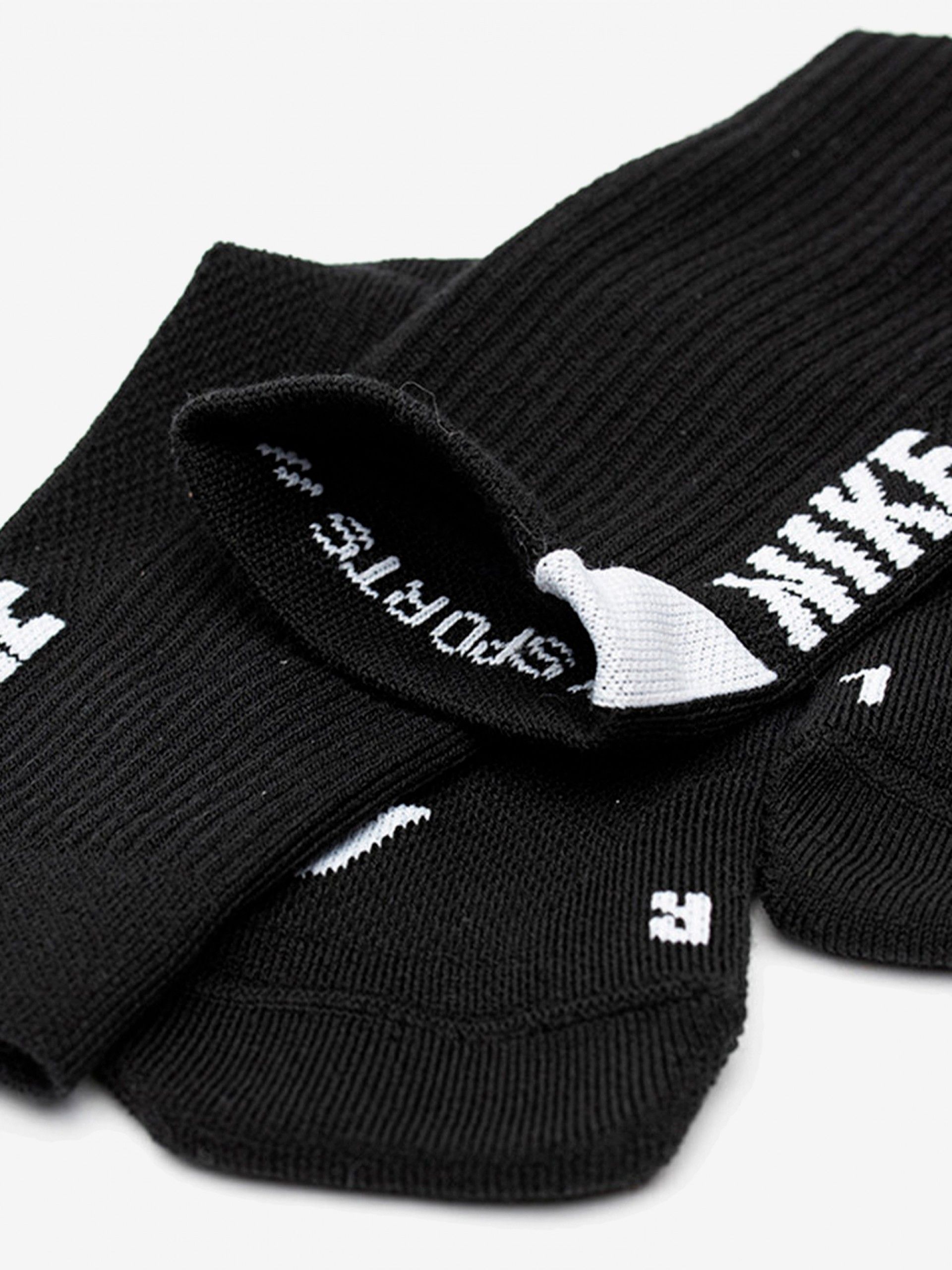 Calcetines de Running Nike Multiplier Crew Negros (2 Pares)