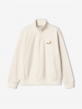 Sudadera con Cremallera Carhartt WIP American Script Beige