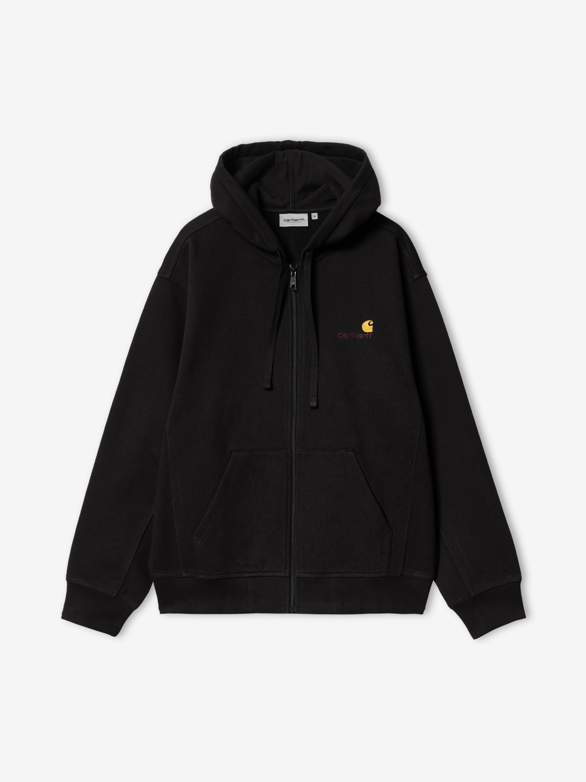 Carhartt WIP American Script Black Hooded Jacket