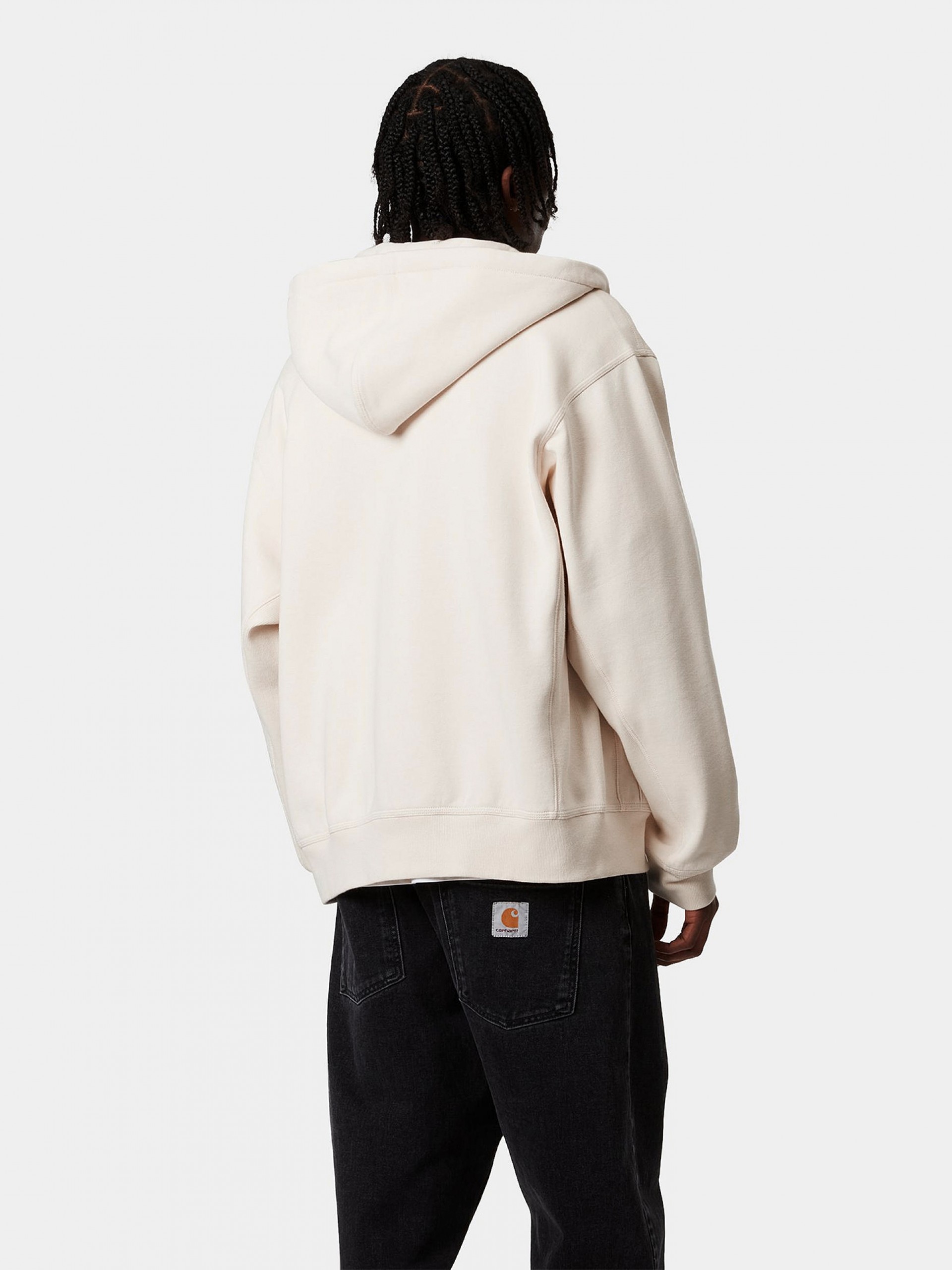 Carhartt WIP American Script Beige Hooded Jacket