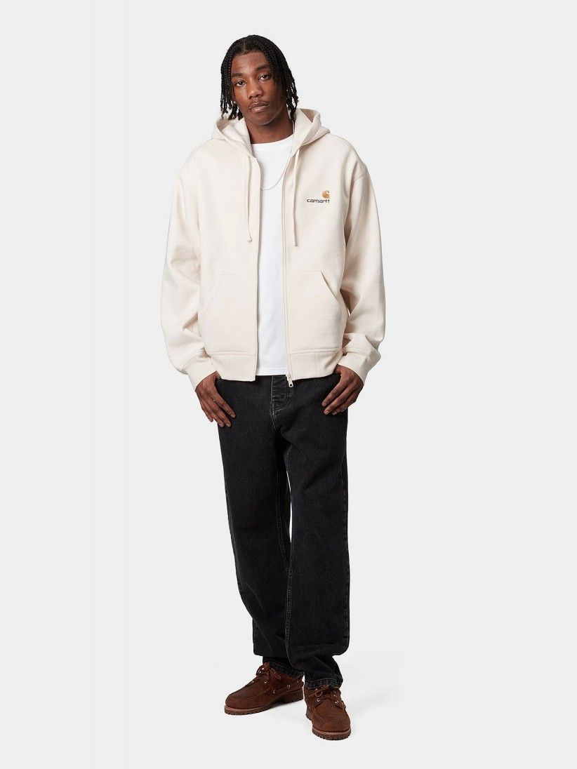 Carhartt WIP American Script Beige Hooded Jacket