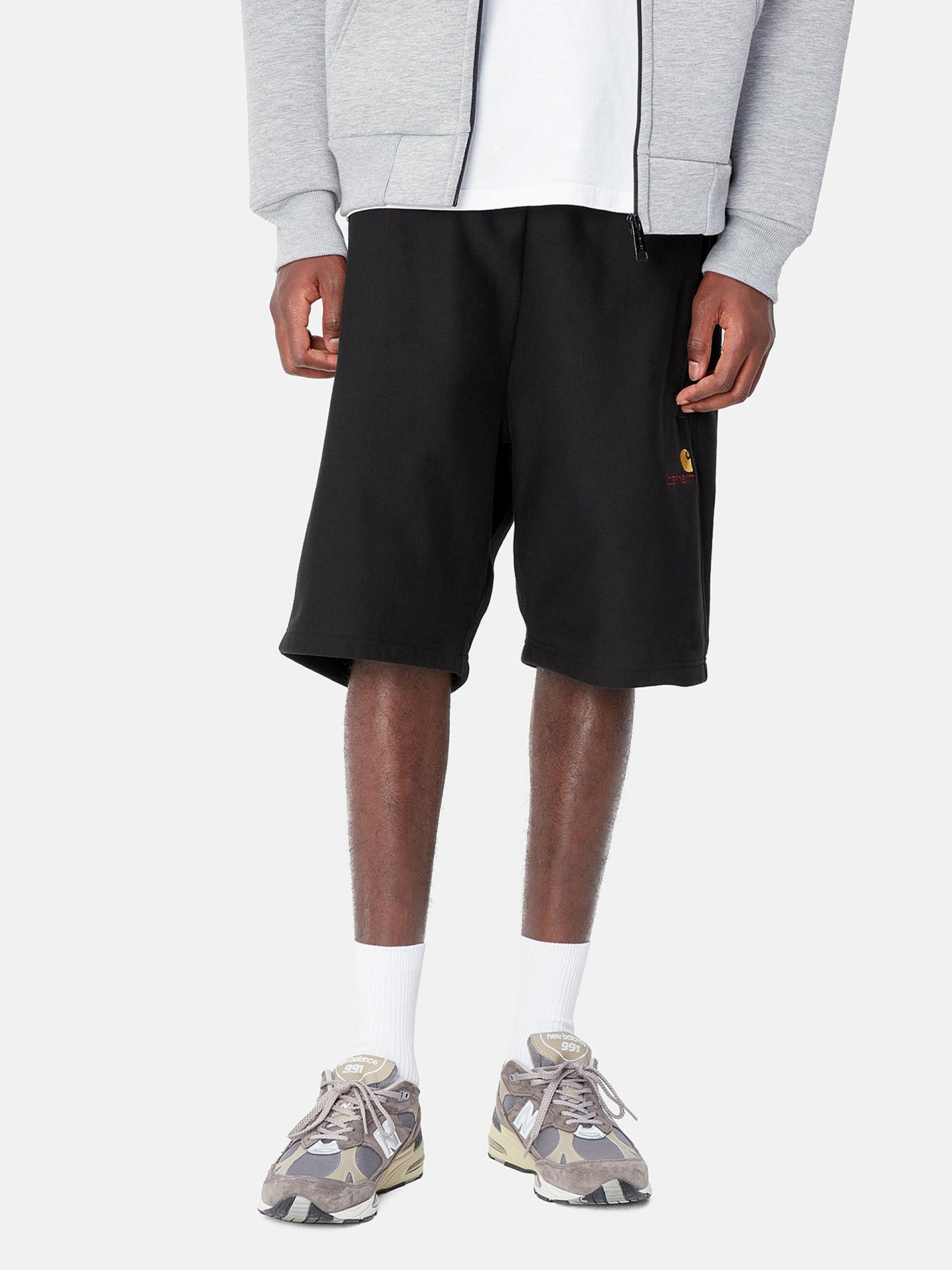 Pantalones Cortos Carhartt WIP American Script Negros