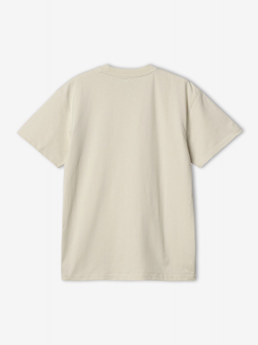 Carhartt WIP American Script Beige T-shirt
