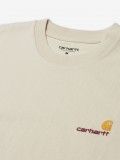 Carhartt WIP American Script Beige T-shirt