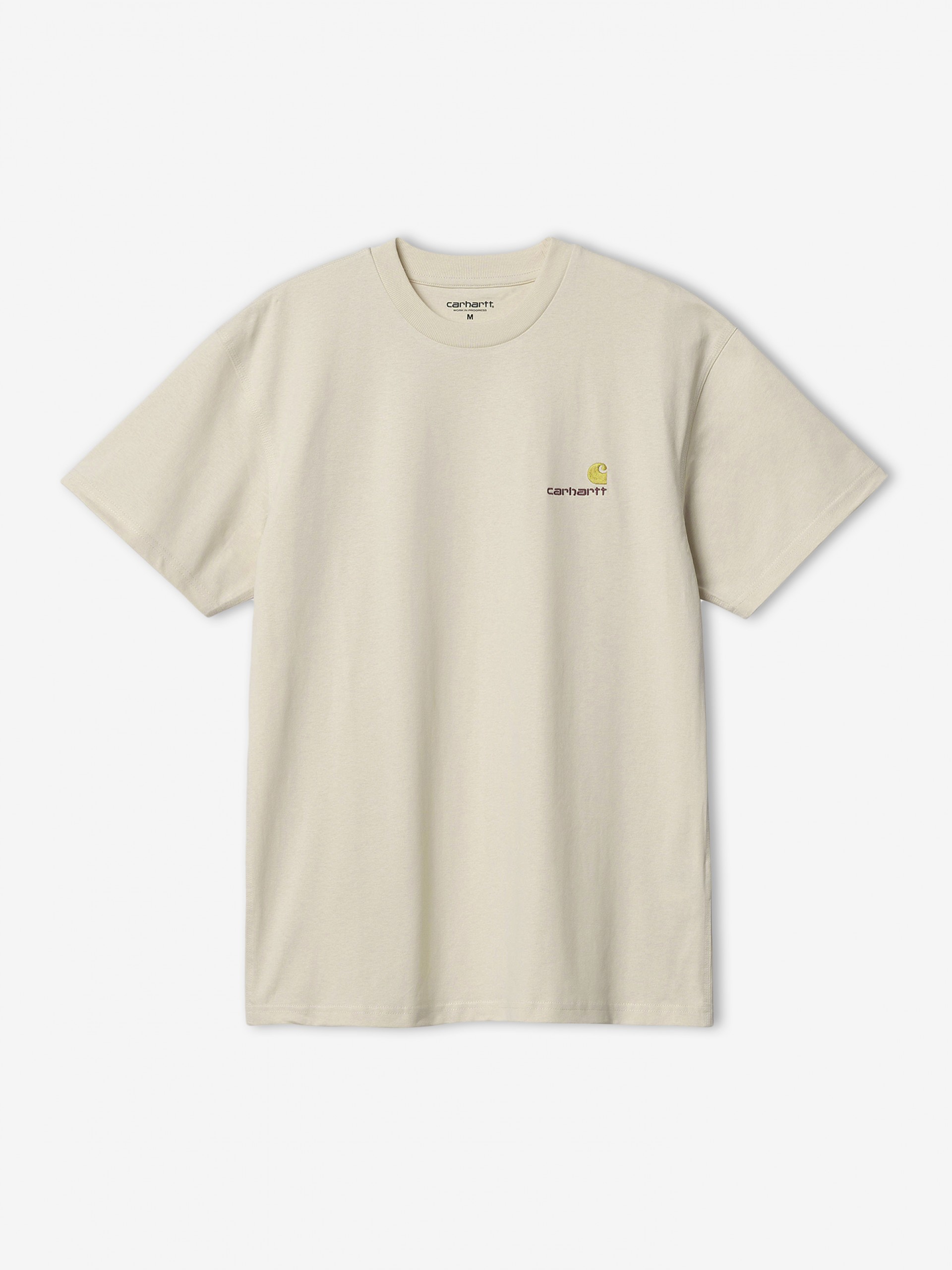 T-shirt Carhartt WIP American Script Bege