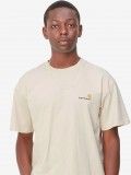 Carhartt WIP American Script Beige T-shirt