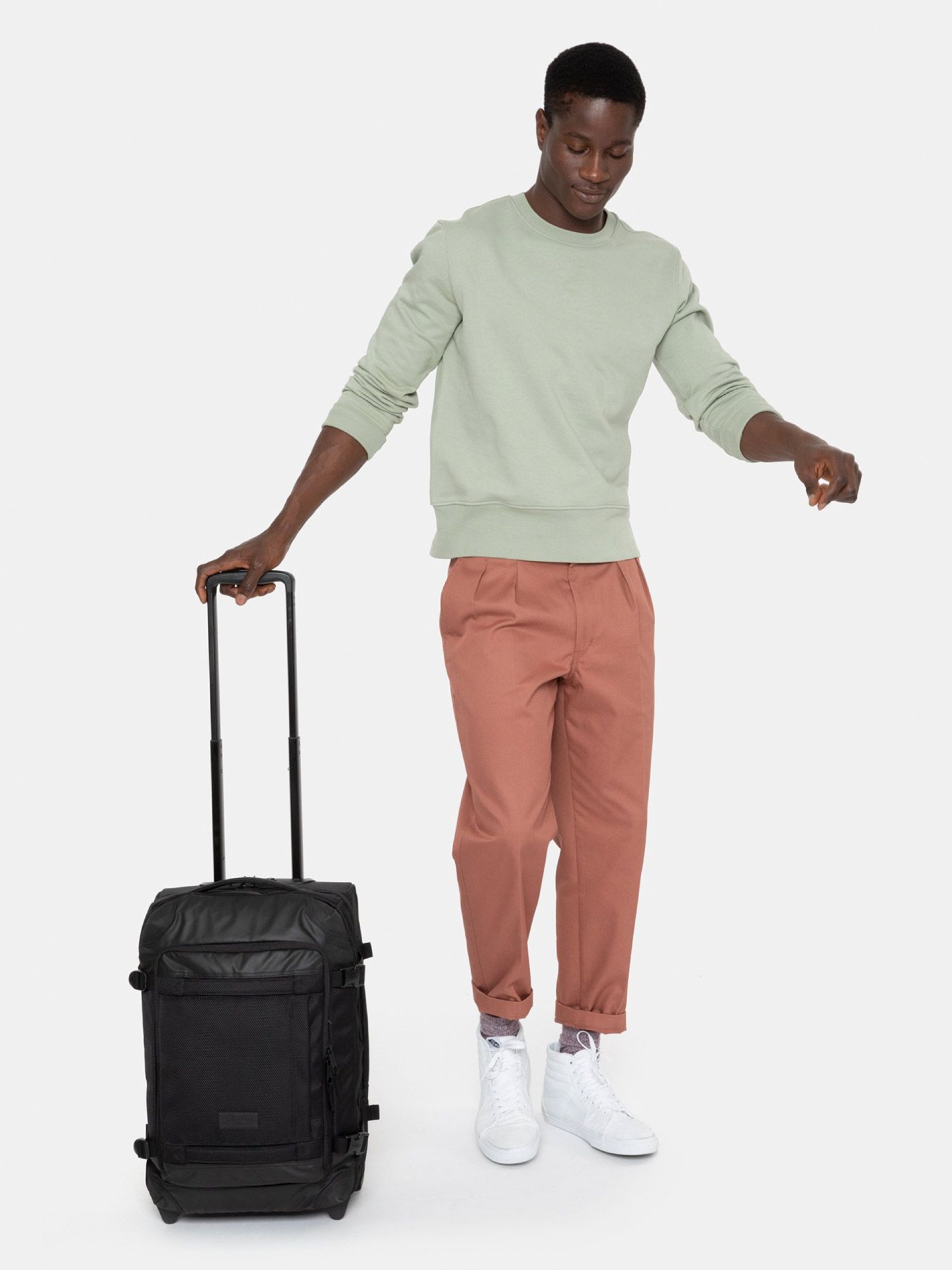 Mala de Viagem Eastpak Tranverz S Preta