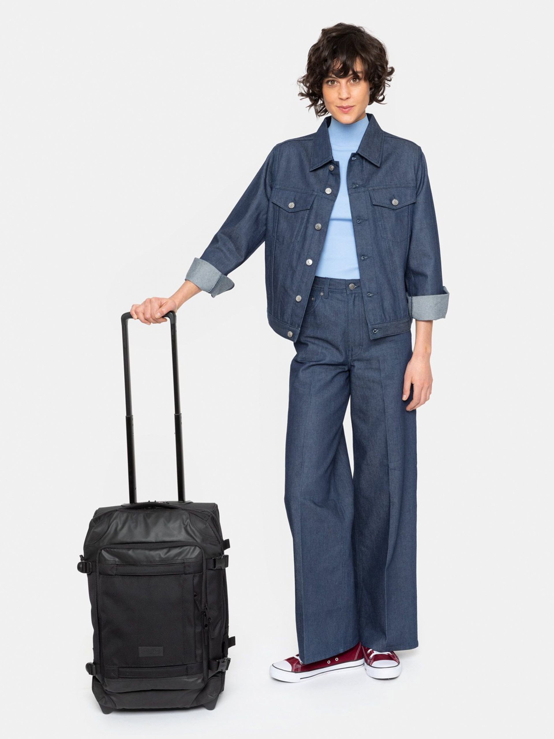 Mala de Viagem Eastpak Tranverz S Preta