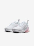 Sapatilhas Nike Air Max 270 Brancas e Rosa Para Criana