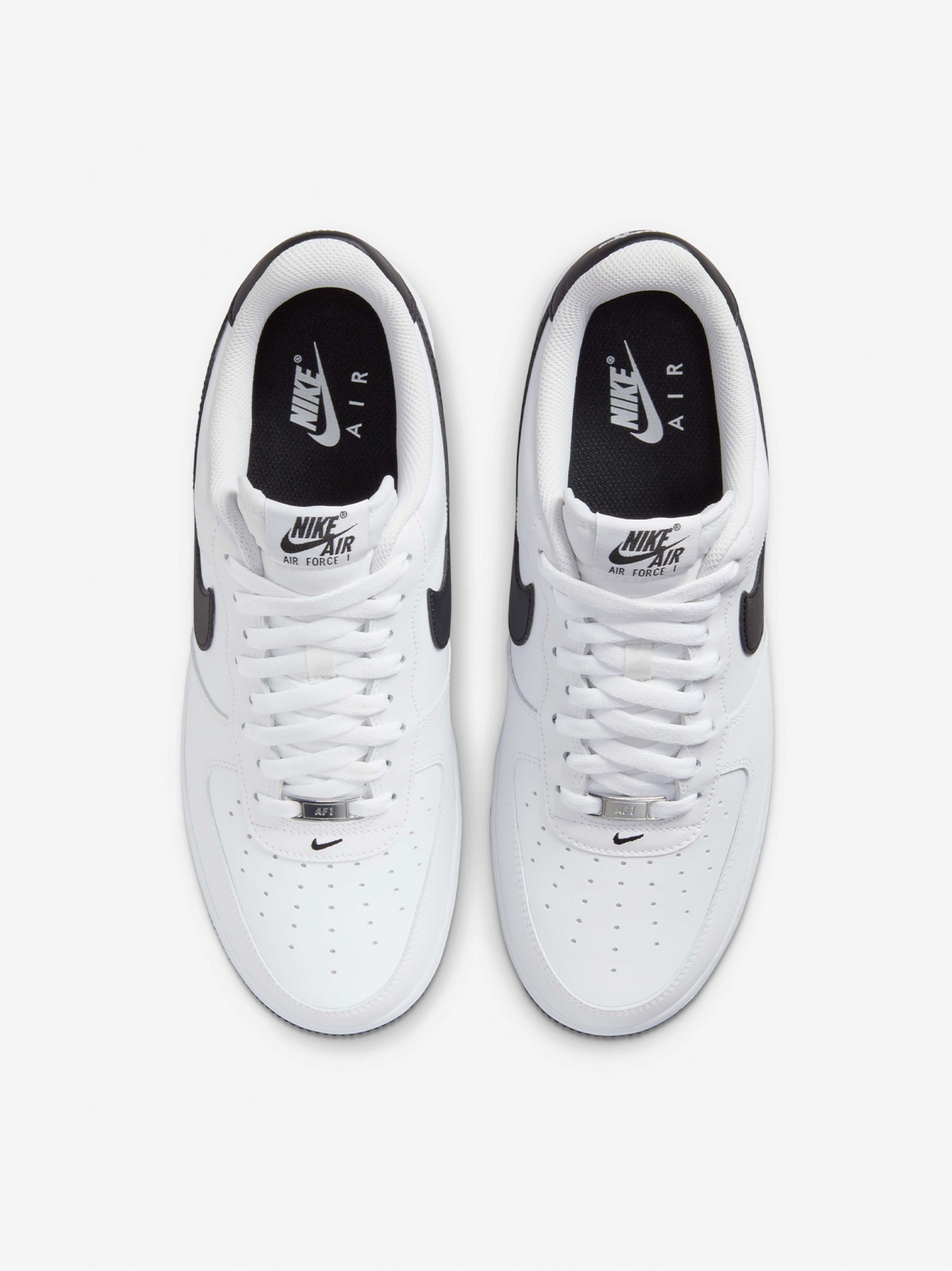 Sapatilhas Nike Air Force 1 Brancas e Pretas Para Homem