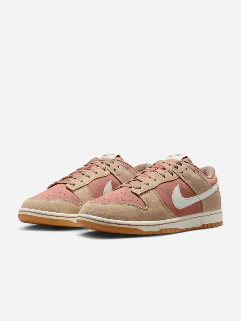 Nike Dunk Low Retro Pink and Beige Sneakers