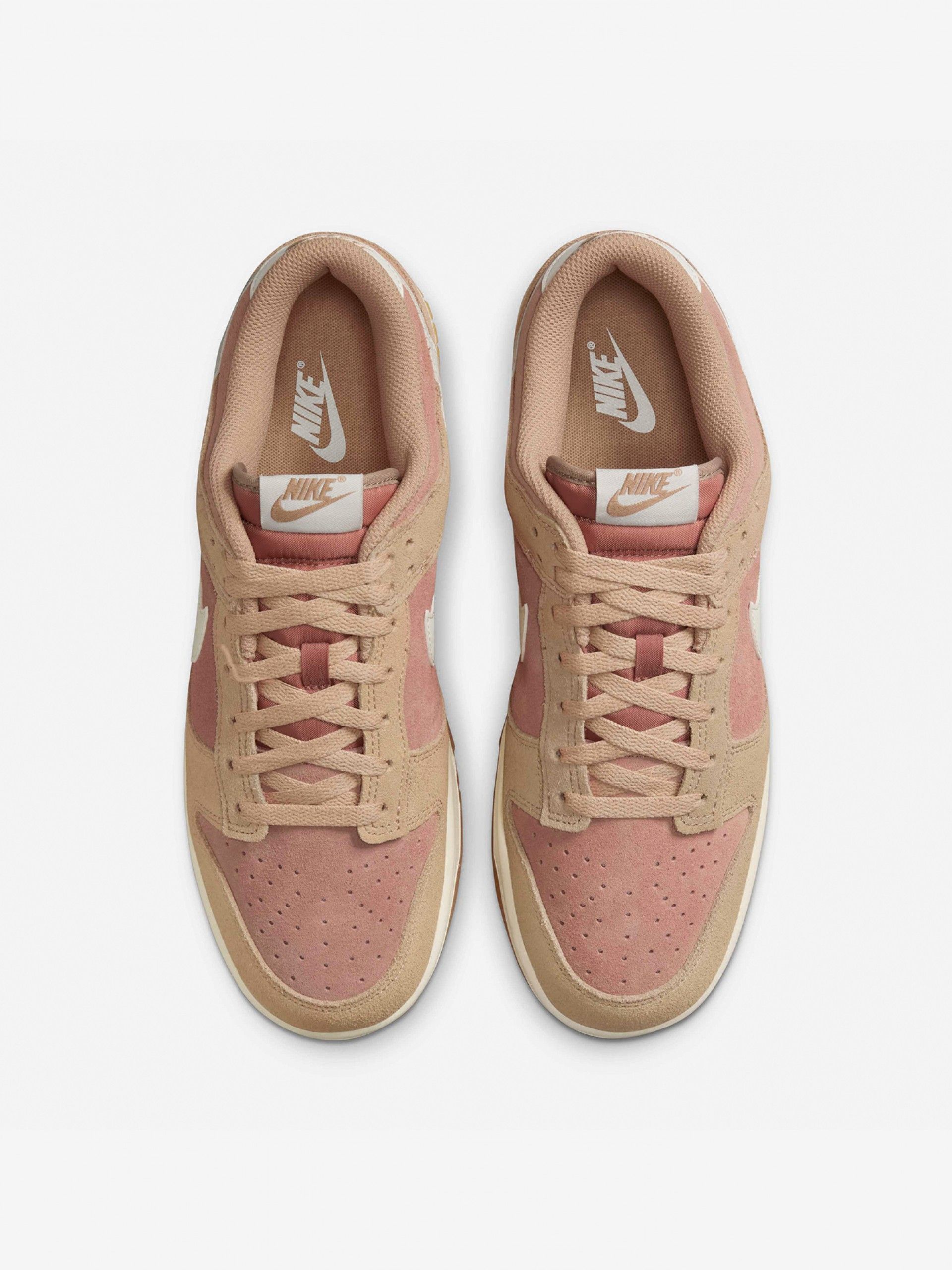 Sapatilhas Nike Dunk Low Retro Rosa e Bege