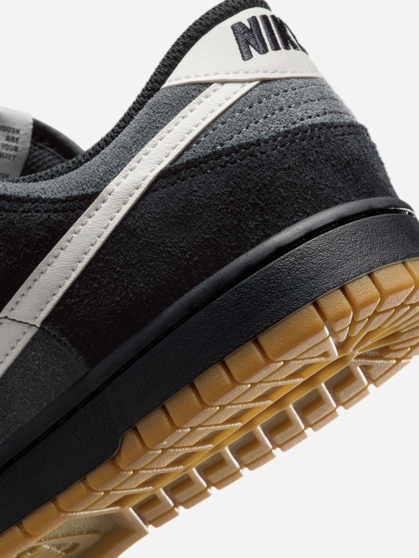 Nike Dunk Low Retro Black and Grey Sneakers For Men