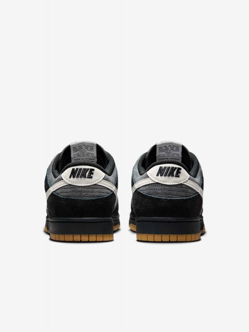 Nike Dunk Low Retro Black and Grey Sneakers For Men