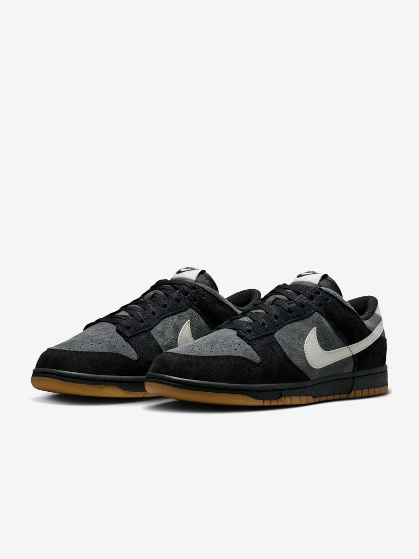 Nike Dunk Low Retro Black and Grey Sneakers For Men