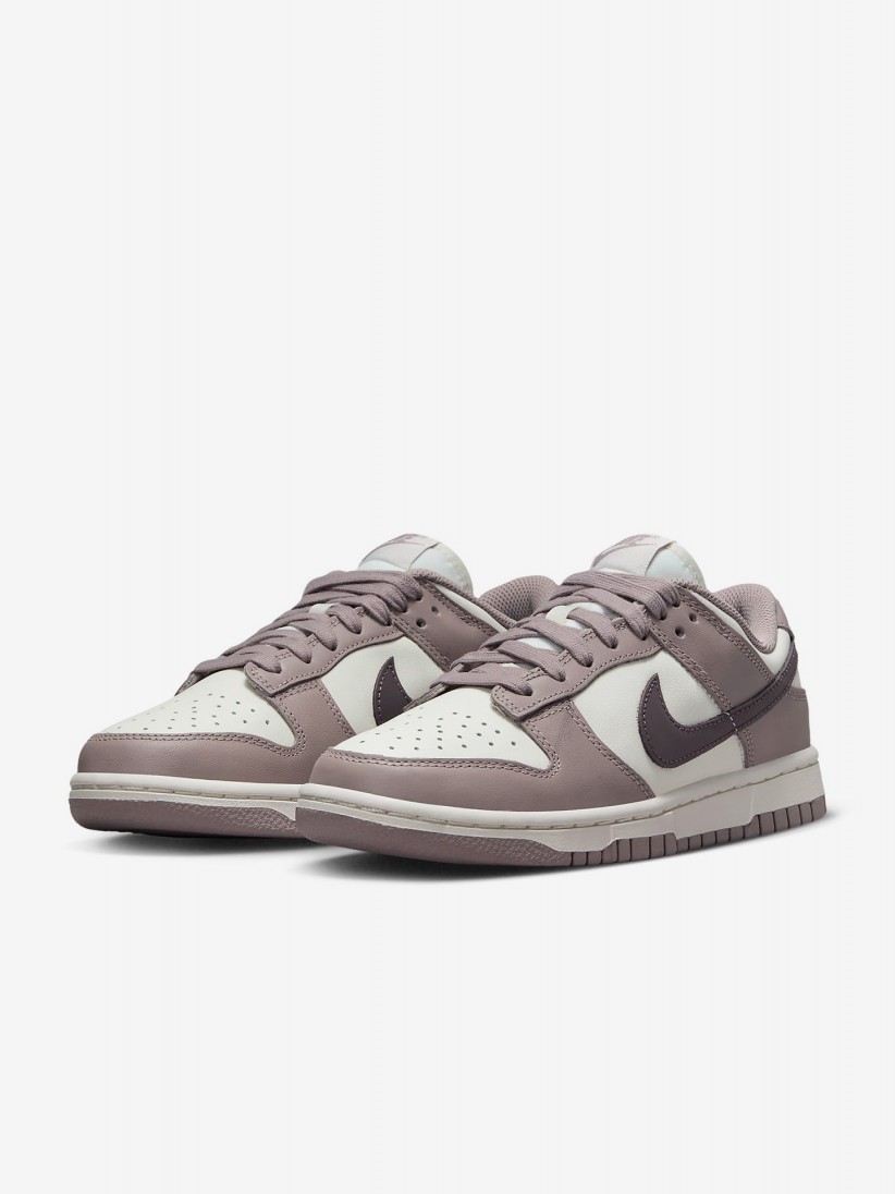 Nike Dunk Low White and Purple Sneakers For Women