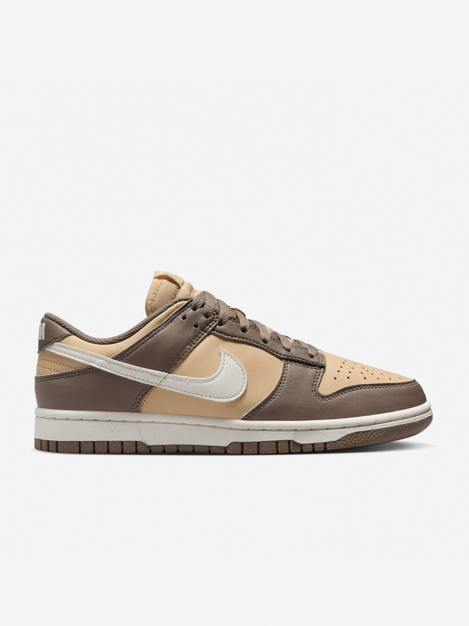 Sapatilhas Nike Dunk Low Next Nature Bege e Castanhas Para Mulher