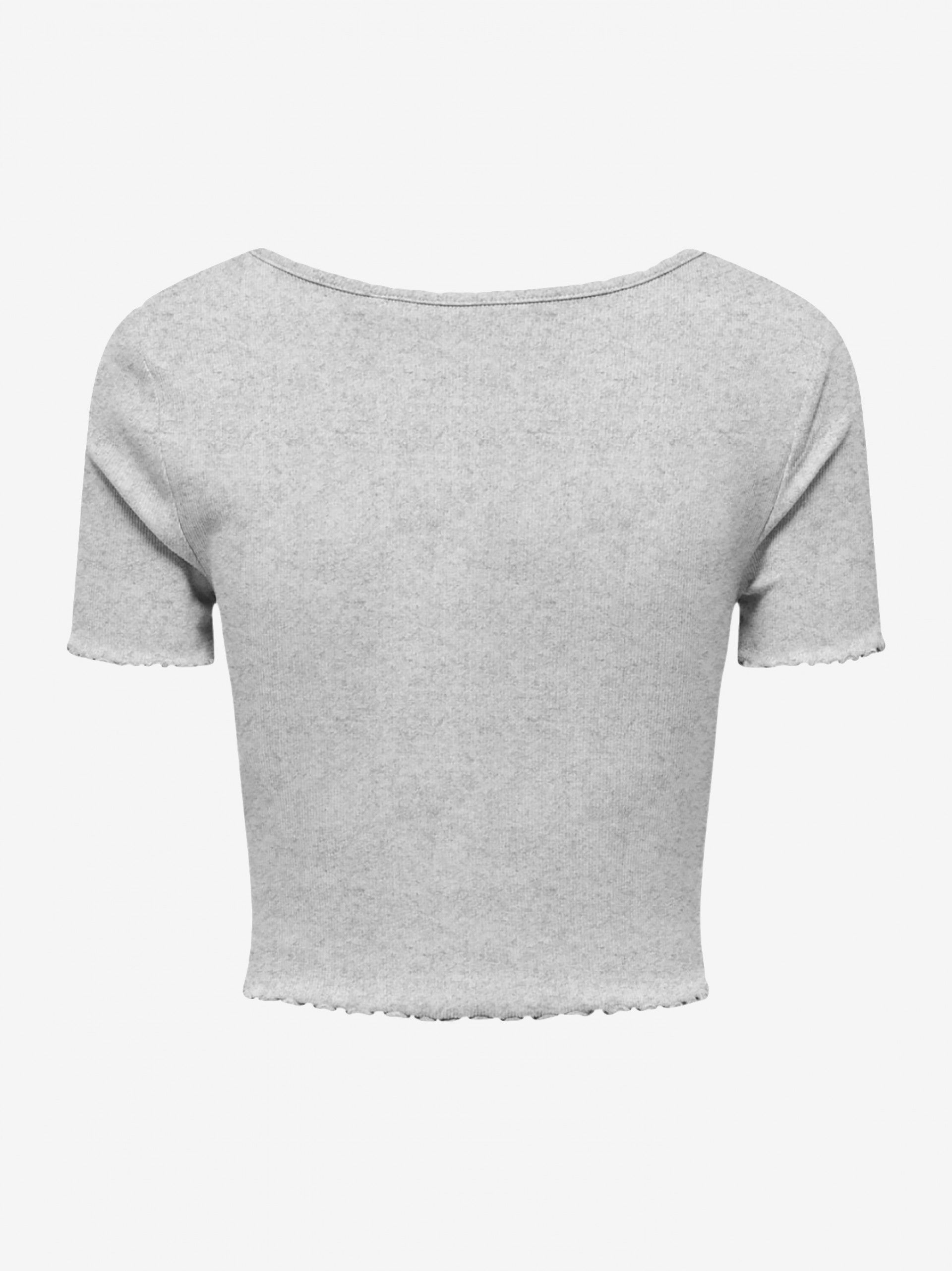 ONLBetty S7S V-Neck Grey T-shirt For Women