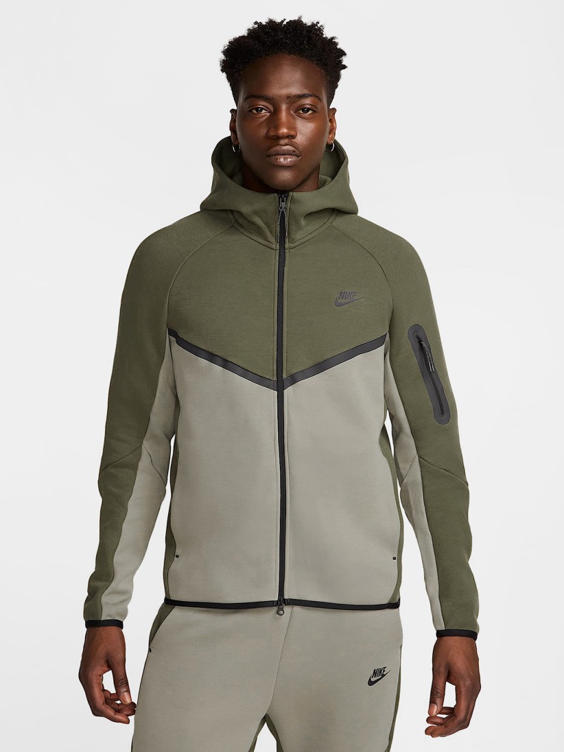 Nike Tech Fleece Windrunner Green Jacket For Men