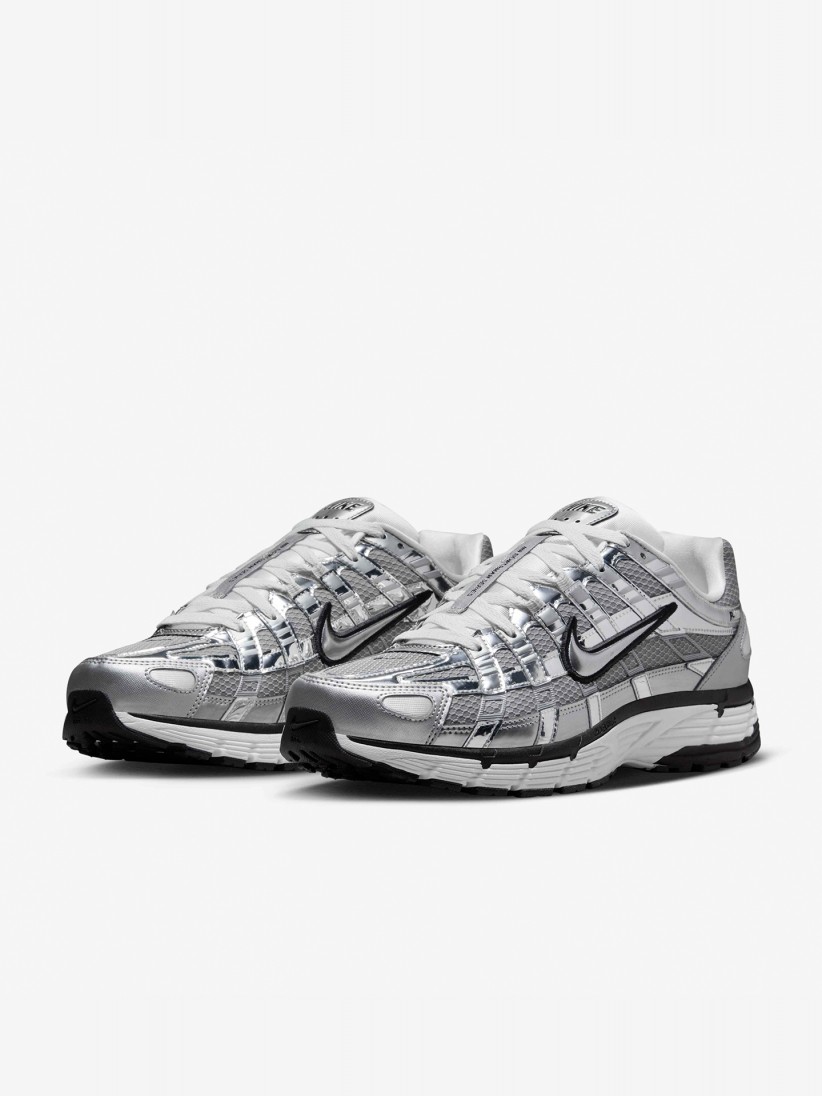 Nike P-6000 Silver Sneakers For Women