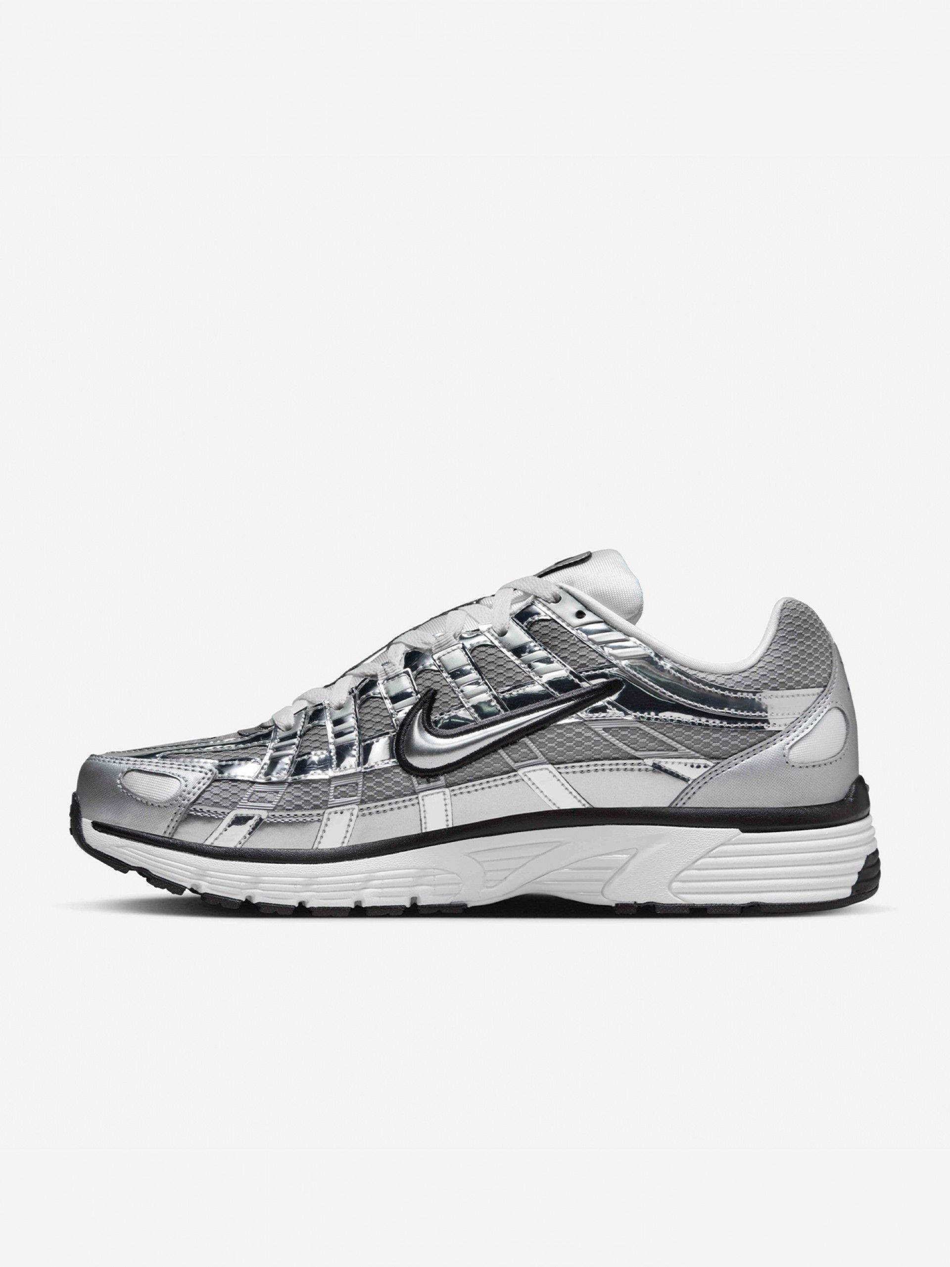 Sapatilhas Nike P-6000 Prateadas Para Mulher