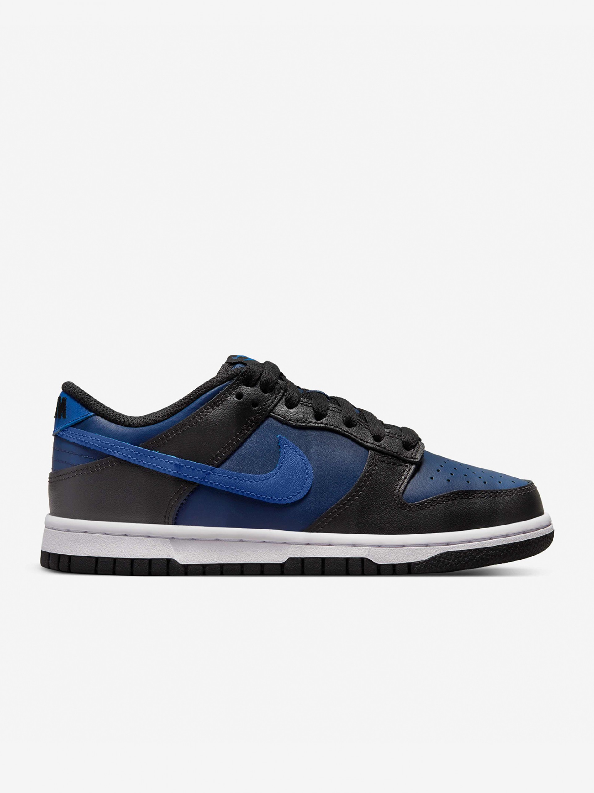 Sapatilhas Nike Dunk Low Pretas e Azuis Júnior