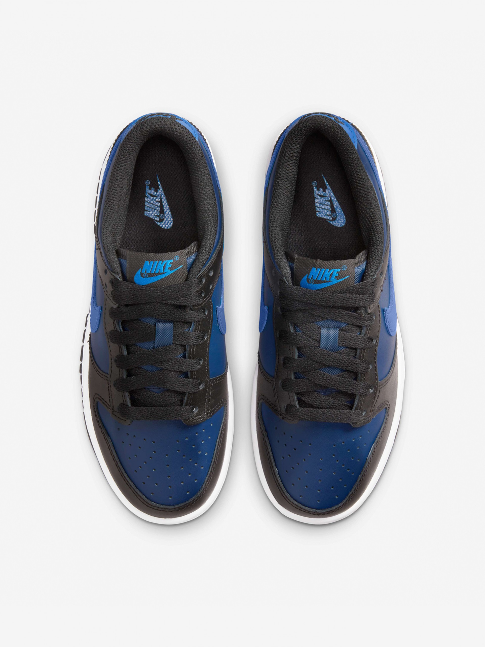 Sapatilhas Nike Dunk Low Pretas e Azuis Júnior