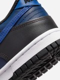 Sapatilhas Nike Dunk Low Pretas e Azuis Jnior