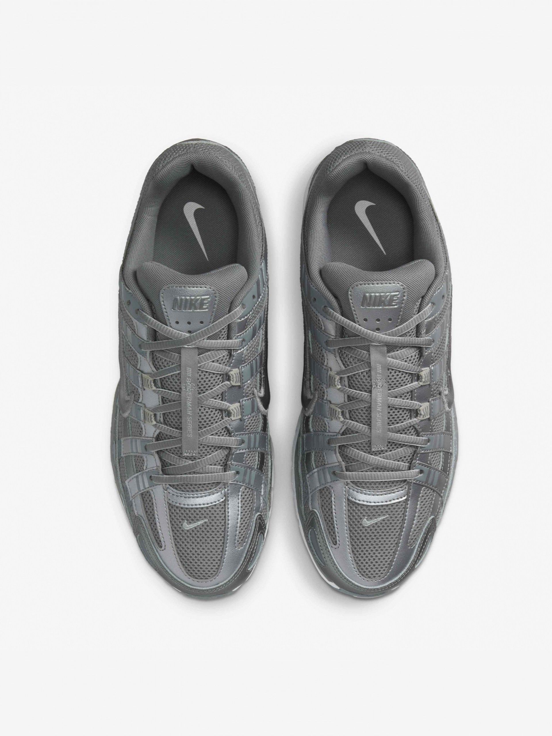Zapatillas Nike P-6000 Plateadas Para Hombre