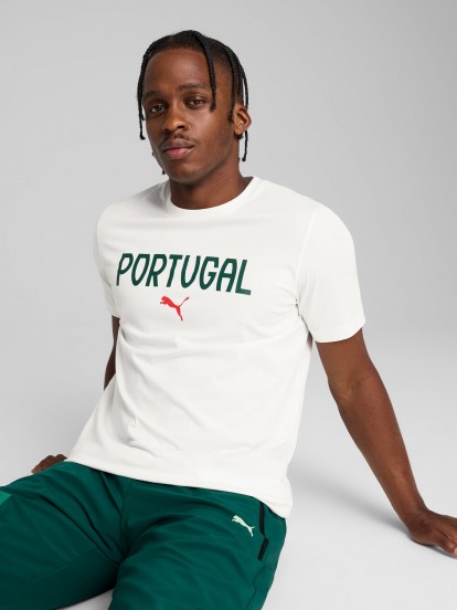 Camiseta Puma Portugal Casuals Blanca 2025