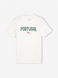 T-shirt Puma Portugal Casuals Branca 2025
