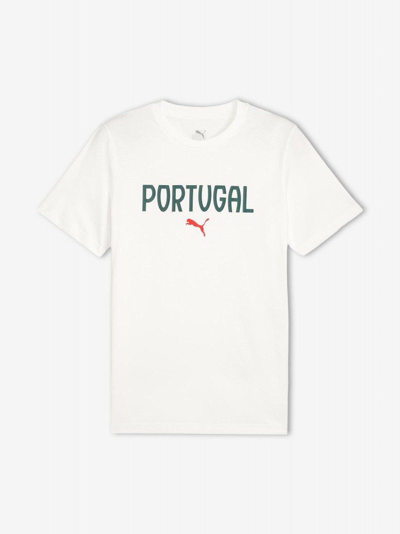 T-shirt Puma Portugal Casuals Branca 2025