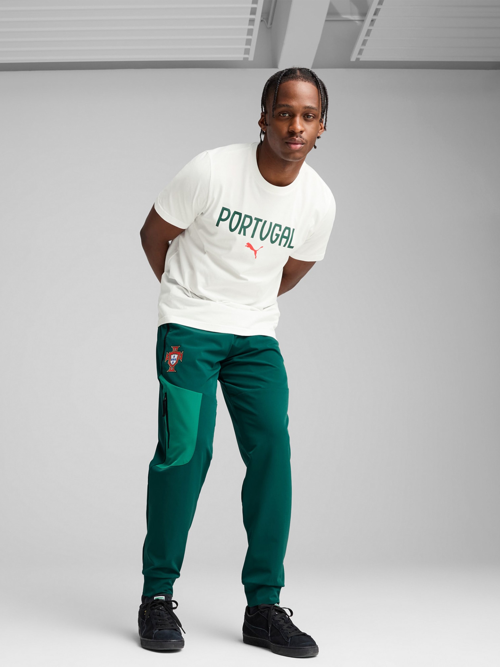 T-shirt Puma Portugal Casuals Branca 2025