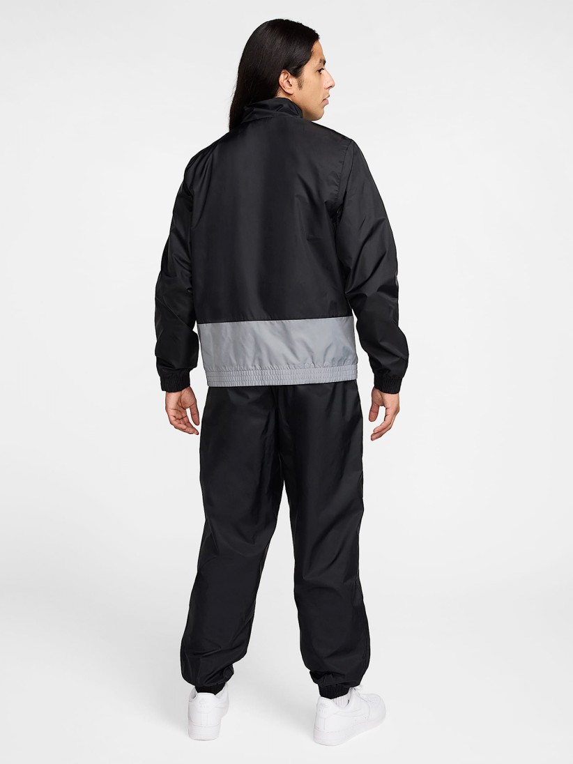 Fato de Treino Nike Club Woven Preto e Cinzento Para Homem