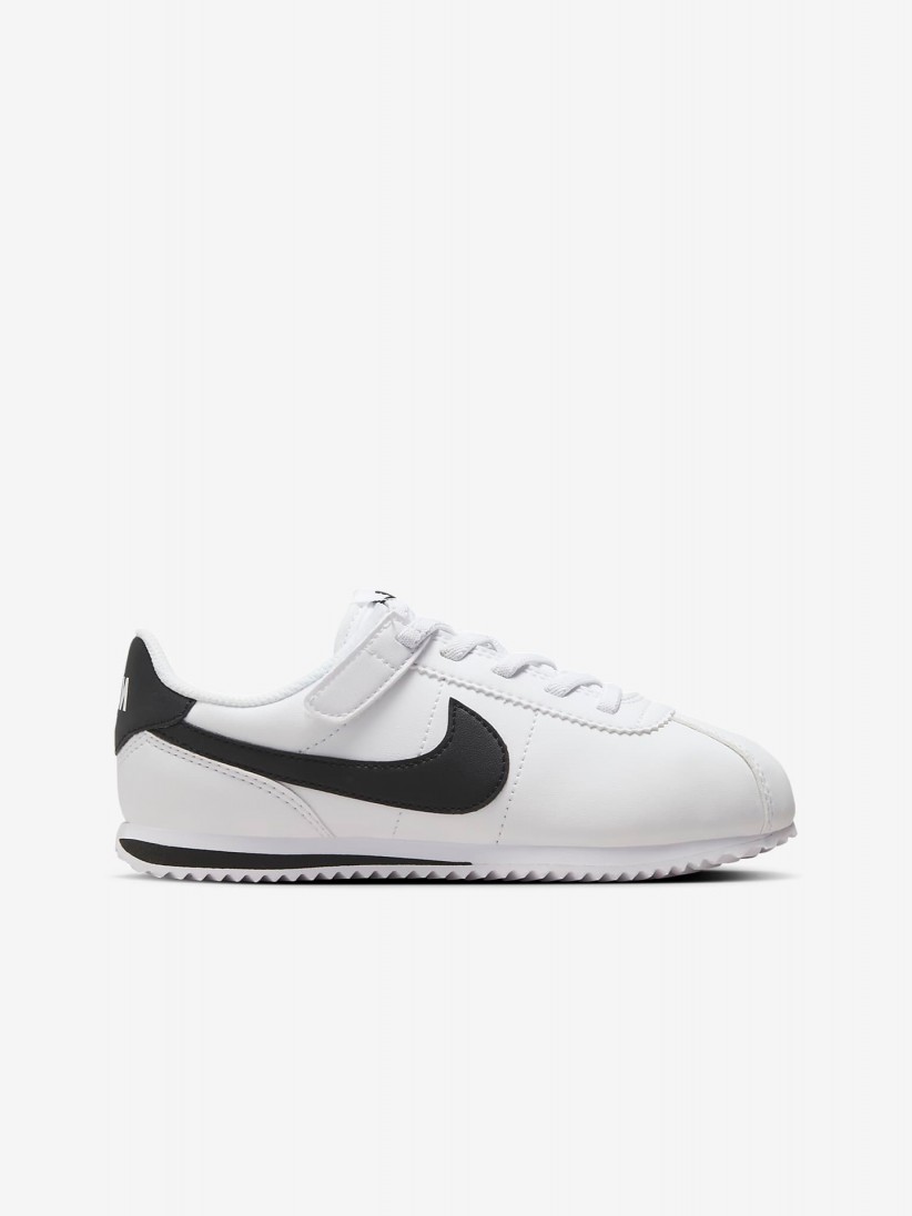 Sapatilhas Nike Cortez Brancas e Pretas Para Criana