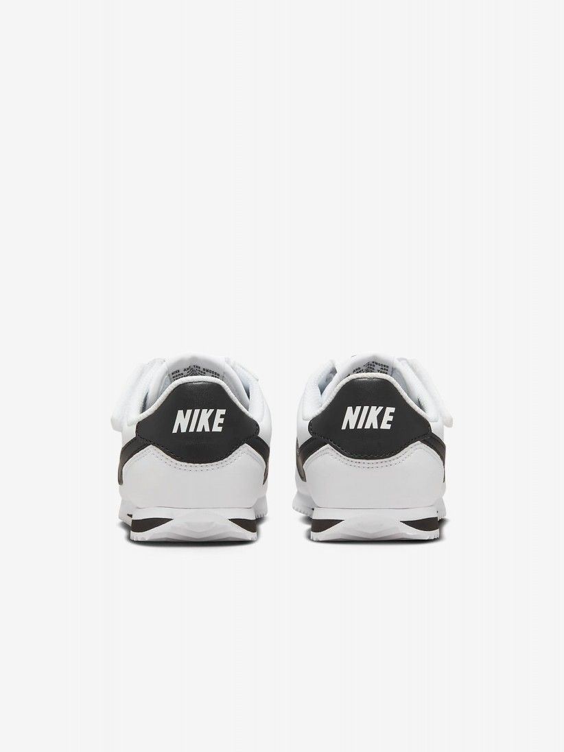 Sapatilhas Nike Cortez Brancas e Pretas Para Criana