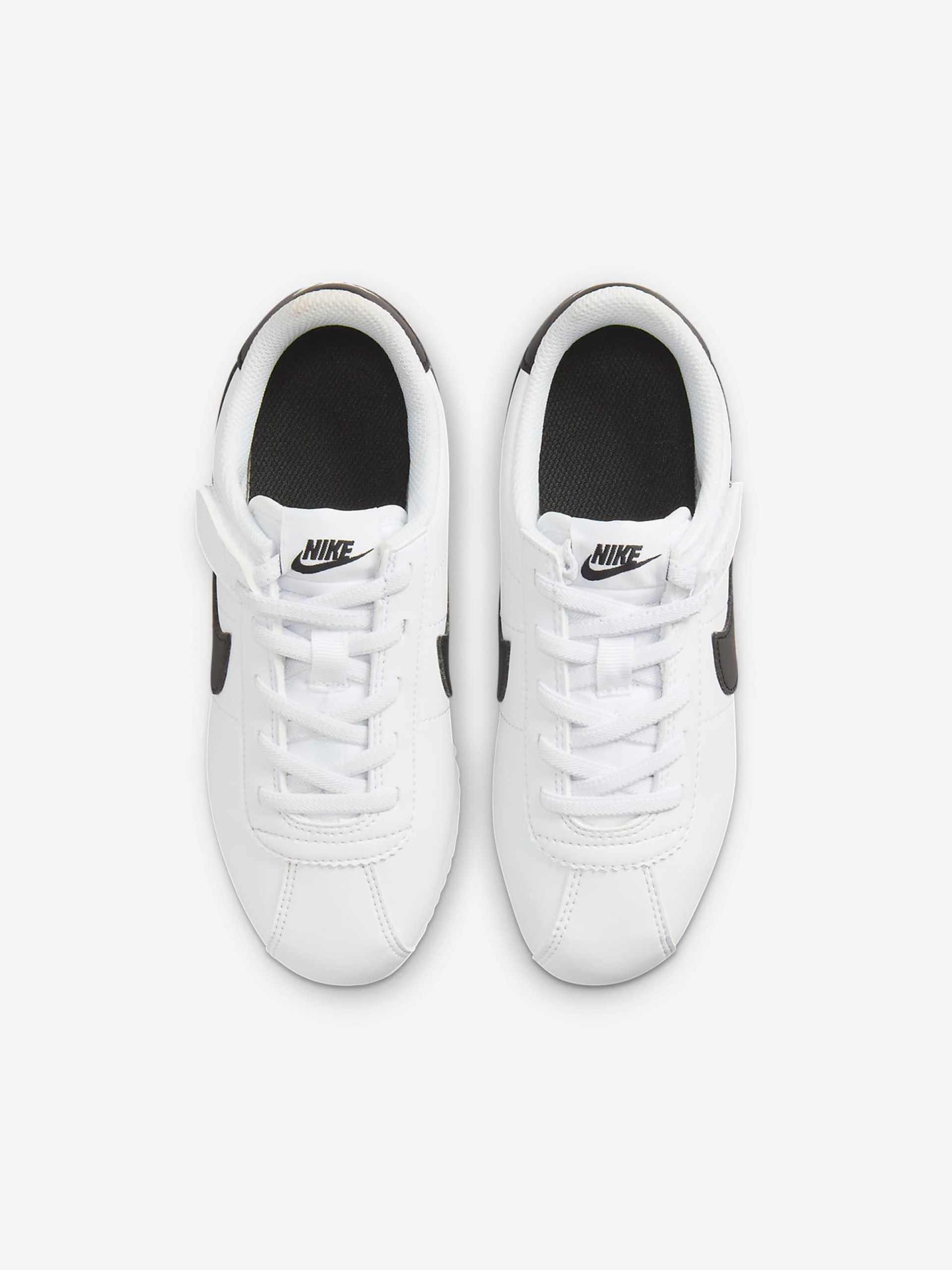 Sapatilhas Nike Cortez Brancas e Pretas Para Criança