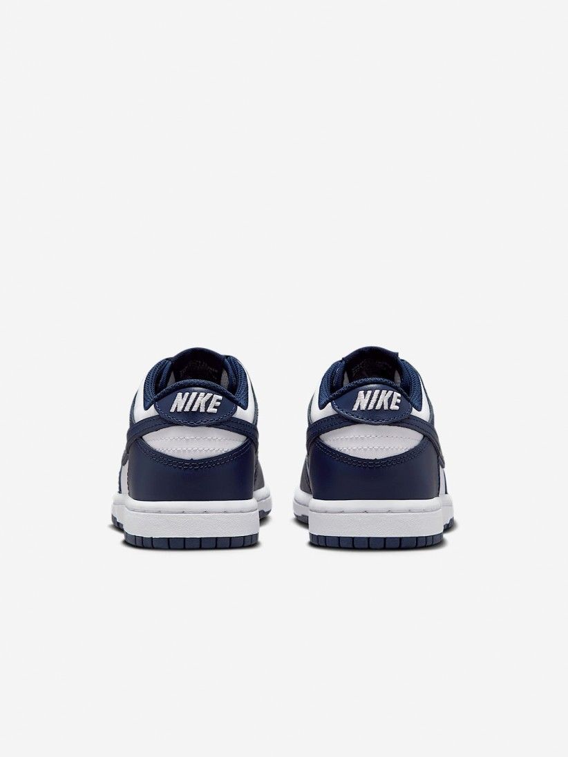 Sapatilhas Nike Dunk Low Azuis e Brancas Para Criana
