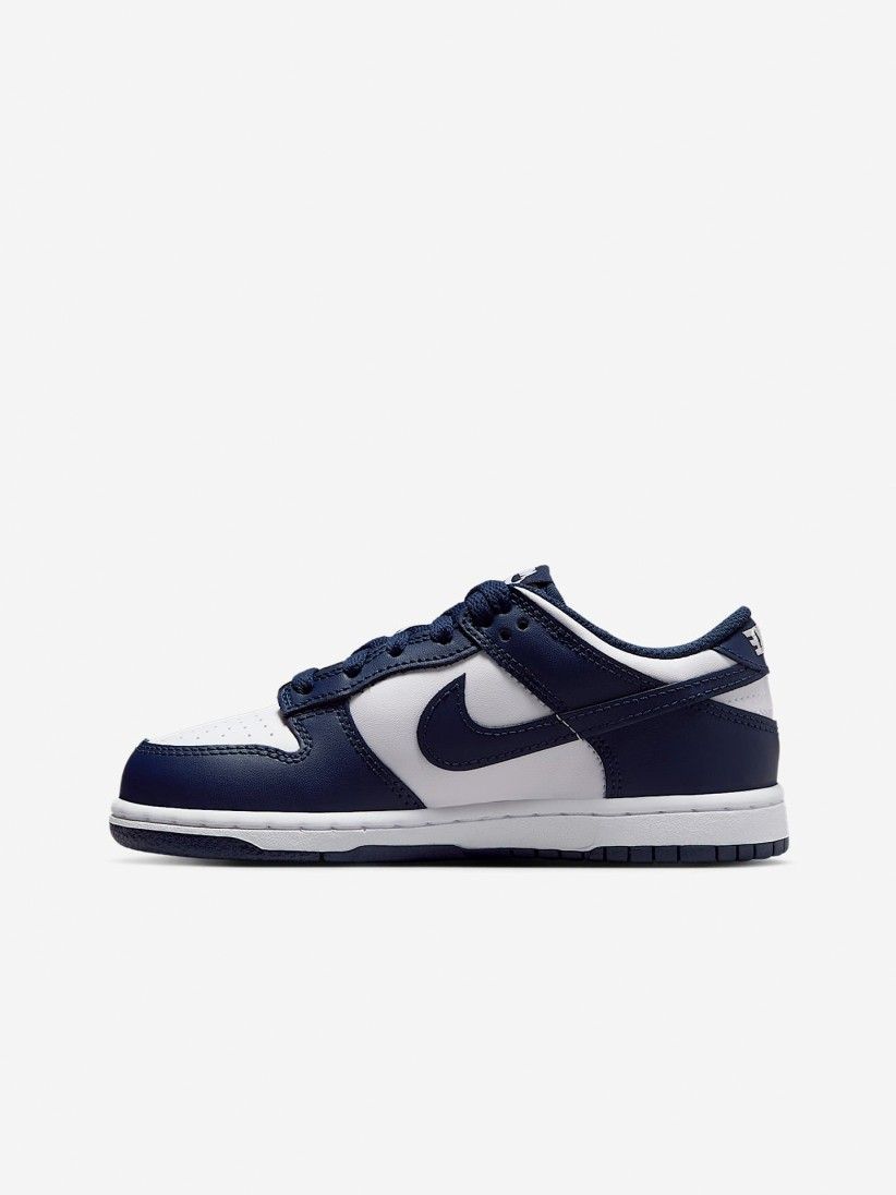 Sapatilhas Nike Dunk Low Azuis e Brancas Para Criana