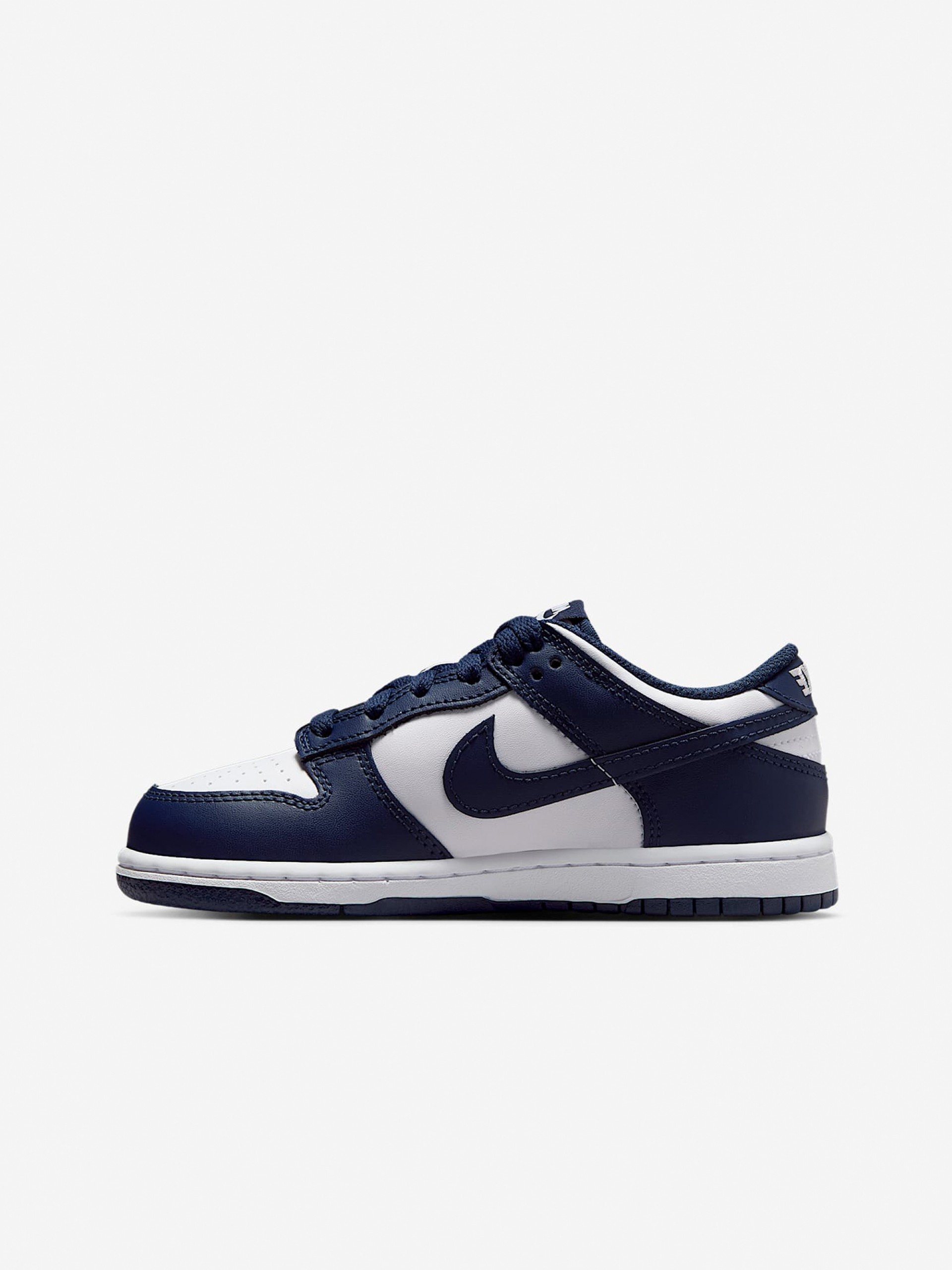 Sapatilhas Nike Dunk Low Azuis e Brancas Para Criança