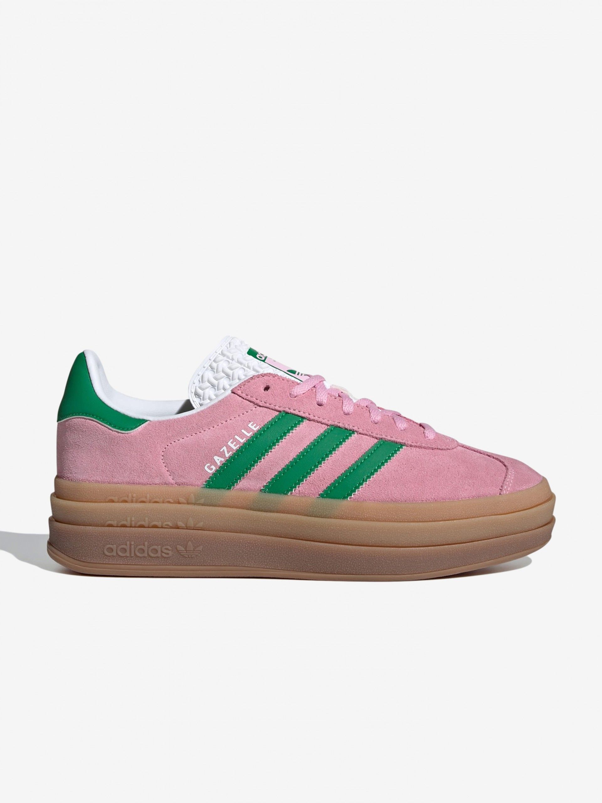 Zapatillas Adidas Gazelle Bold W Rosa y Verdes