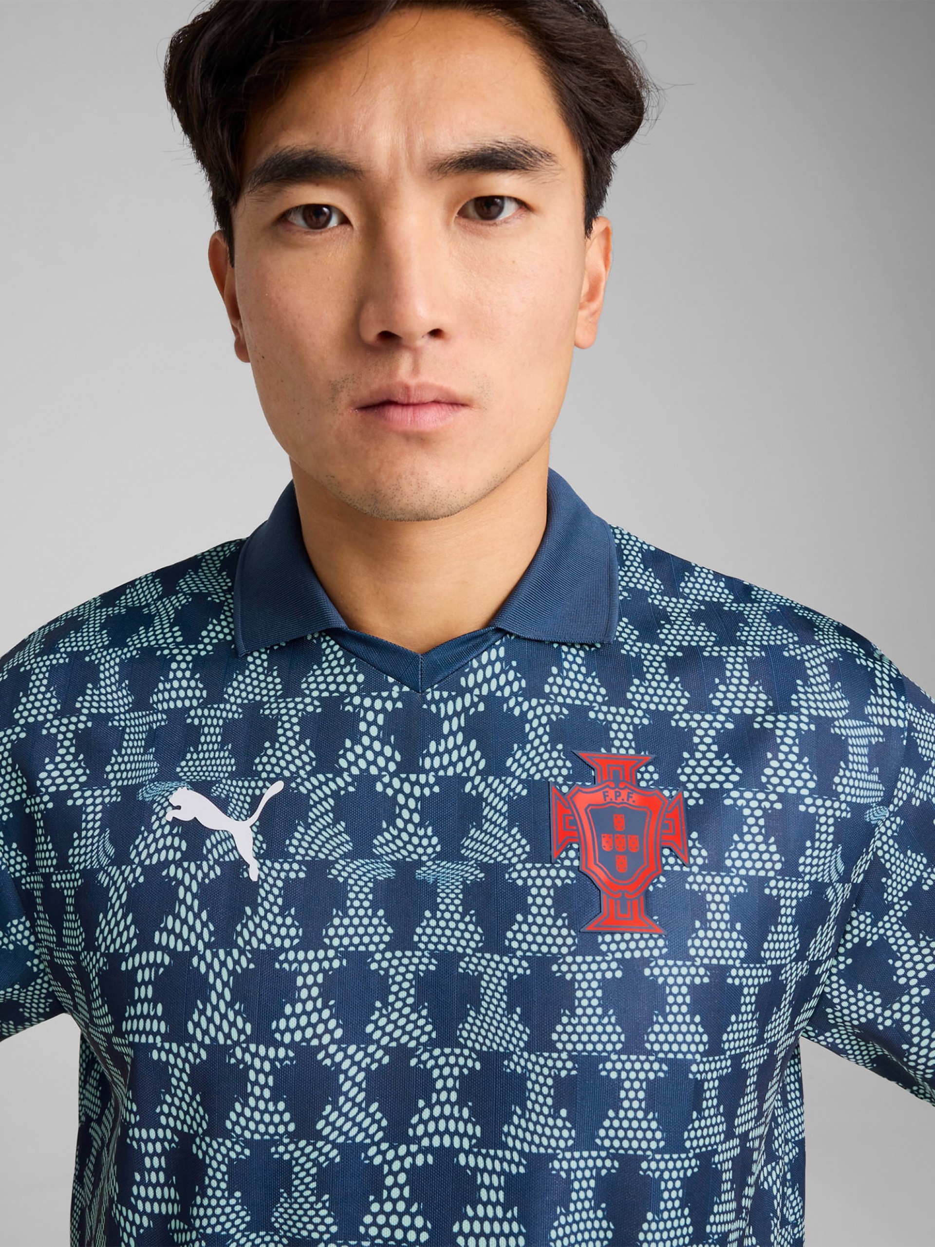 T-shirt Puma Portugal Retro Azul 2025