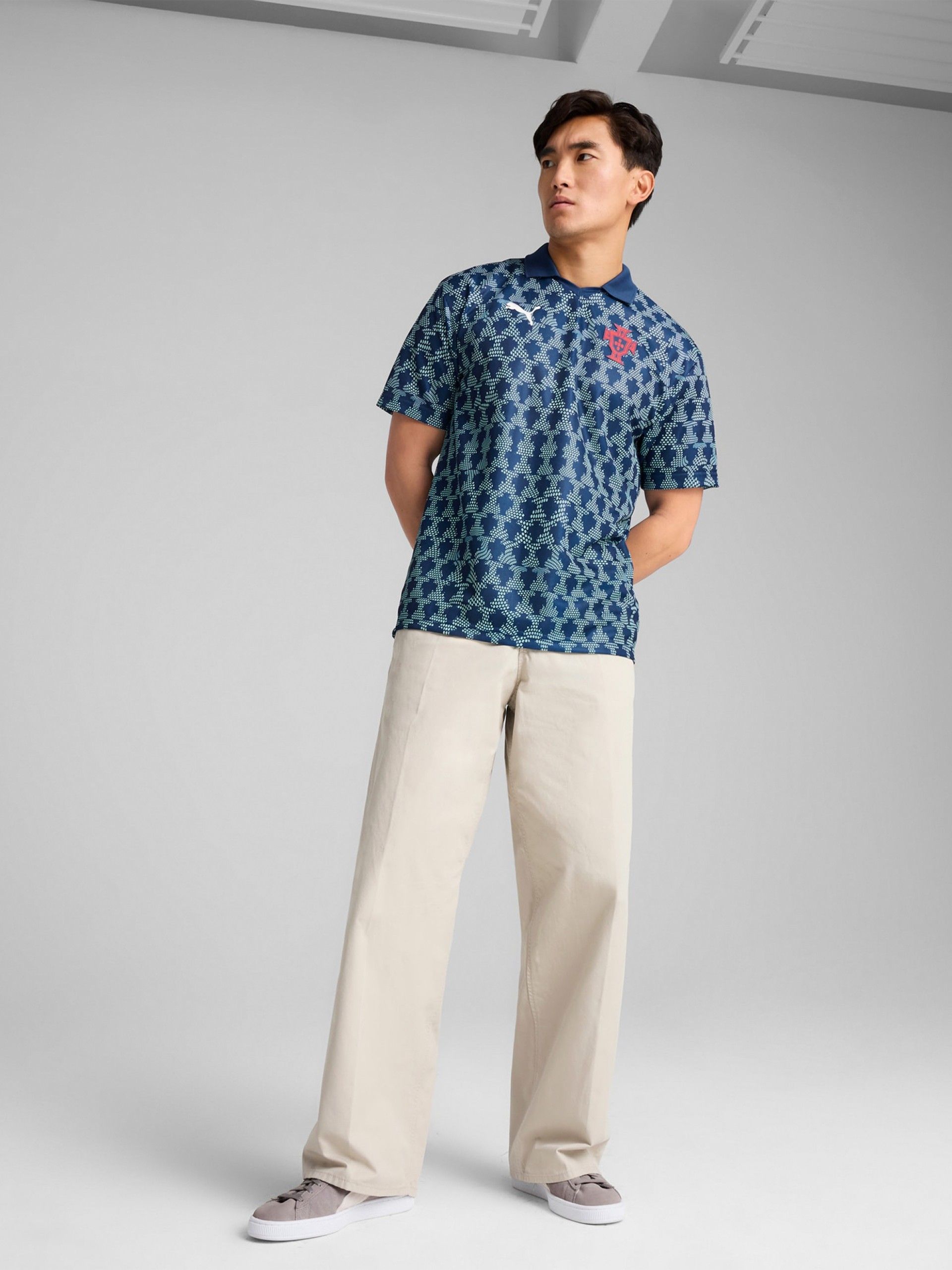 T-shirt Puma Portugal Retro Azul 2025