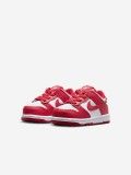 Sapatilhas Nike Dunk Low Vermelhas e Brancas Para Beb