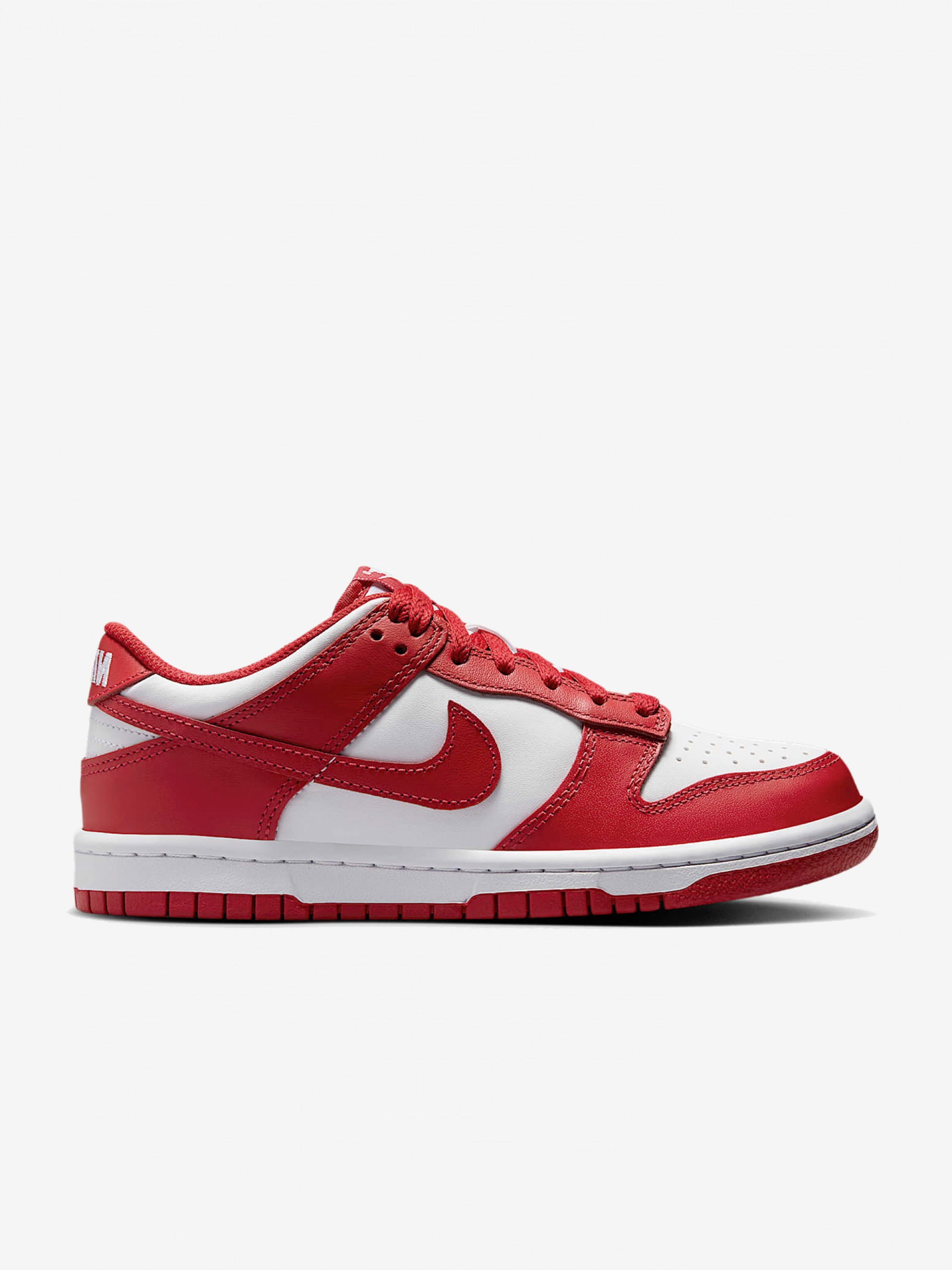 Sapatilhas Nike Dunk Low Vermelhas e Brancas Júnior