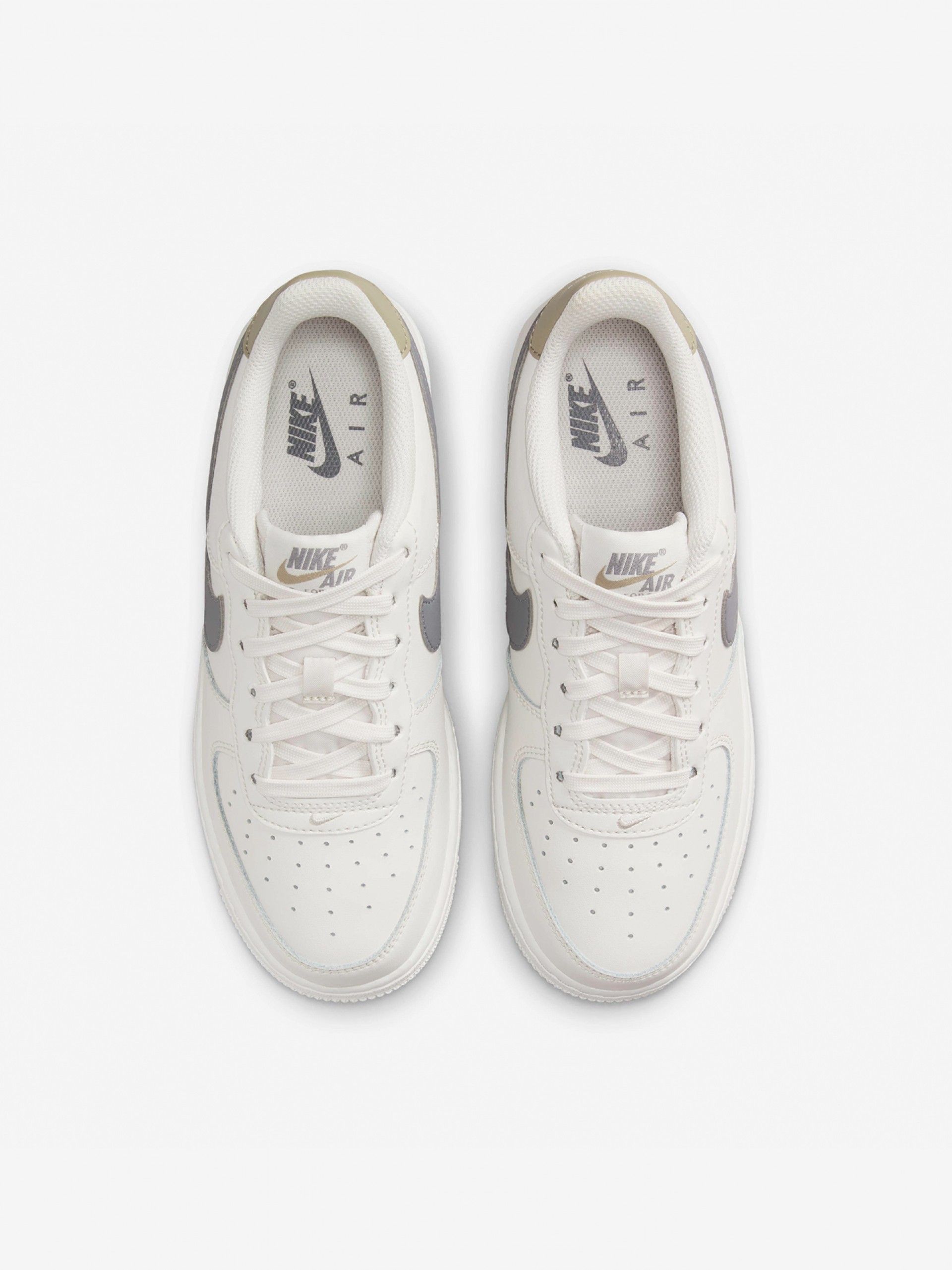 Zapatillas Nike Air Force 1 Grises Júnior