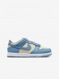 Sapatilhas Nike Dunk Low Azuis e Bege Para Criana